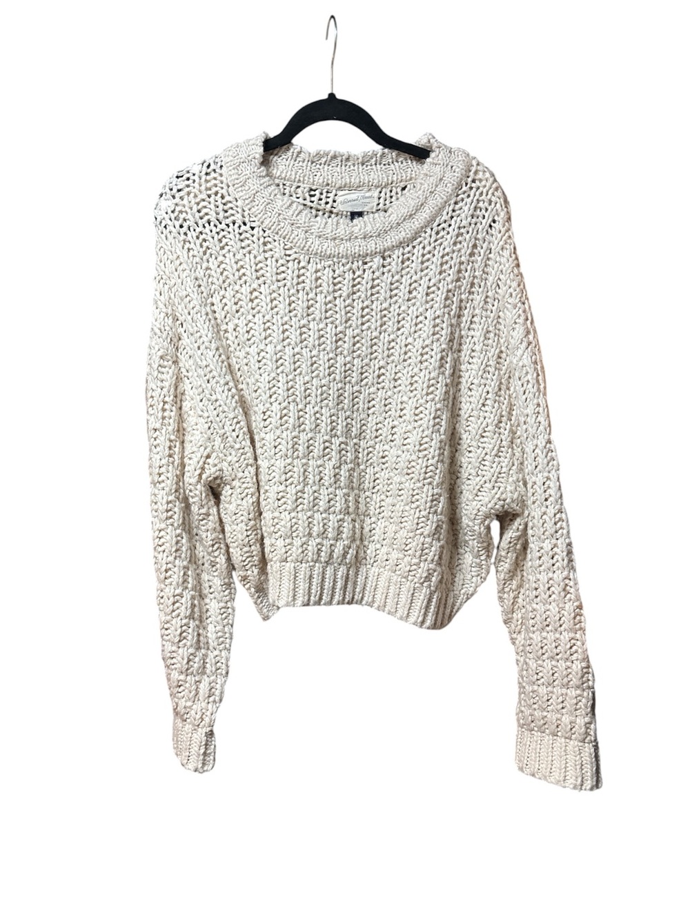 Universal Thread Cream Chunky Crewneck Sweater